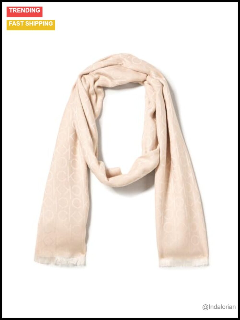 Soft Acrylic Fringe Scarf Pashmina Wrap for Women